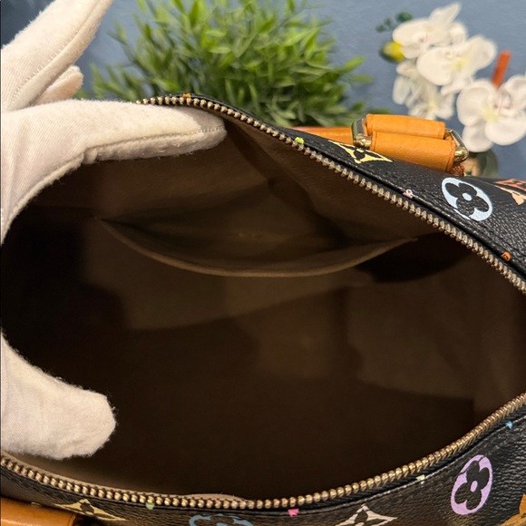 🔥Authentic Louis Vuitton speedy Takashi Murakami multi color Bag size 30 - Picture 14 of 17